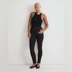 Everlane the curvy high-rise skinny jeans black womens size 26 basics minimalist